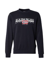 NAPAPIJRI Sweatshirt 'B-AYLMER C WINT' rot/schwarz/weiß