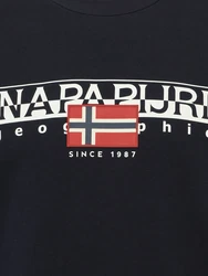 NAPAPIJRI Sweatshirt 'B-AYLMER C WINT' marine/rot/weiß