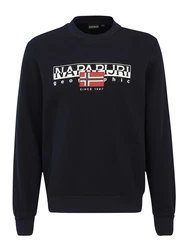NAPAPIJRI Sweatshirt 'B-AYLMER C WINT' marine/rot/weiß