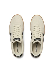 JACK & JONES Sneaker 'JFWKIRK' greige/schwarz/weiß