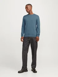 Jack & Jones Pullover JJEEMIL cyanblau