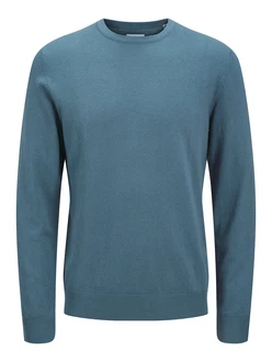 Jack & Jones Pullover JJEEMIL cyanblau