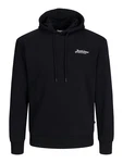 JACK & JONES Sweatshirt 'JJBeau' schwarz/weiß