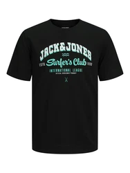 JACK & JONES T-Shirt navy/saphir/mint/schwarz/weiß