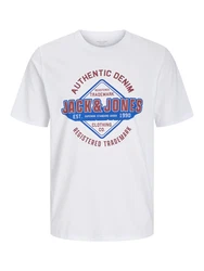 JACK & JONES T-Shirt navy/saphir/mint/schwarz/weiß