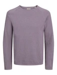 JACK & JONES Pullover 'JJEHill' lila JACK & JONES Pullover 'JJEHill' lila
