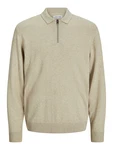 JACK & JONES Pullover JJEEmil taupe