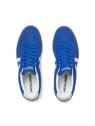 JACK & JONES Sneaker 'JFWKIRK' royalblau/gold/weiß