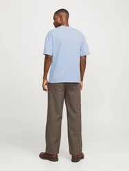 JACK & JONES T-Shirt JJEBradley hellblau