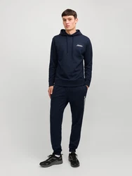 JACK & JONES Sweatshirt 'JJBeau' marine/wei