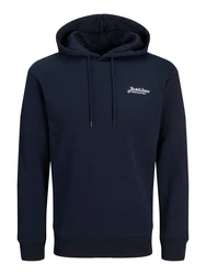 JACK & JONES Sweatshirt 'JJBeau' marine/wei