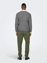 Only & Sons Pullover ONSTEGAN graumeliert
