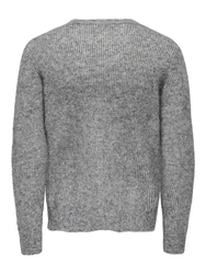 Only & Sons Pullover ONSTEGAN graumeliert