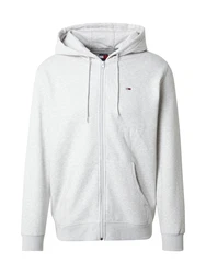 Tommy Jeans Sweatjacke hellgrau