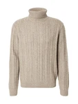 JACK & JONES Rollkragenpullover Einfarbig taupe