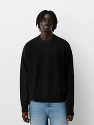 Bershka Pullover schwarz
