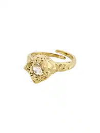 Ring 'Callum' gold / transparent