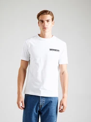 Calvin Klein Rundhalsshirt NY CHEST BOX LOGO T-SHIRT Weiß/Creme/Weiß/Creme/Weiß/Creme/Weiß/Creme/Weiß/Creme/Weiß/Creme/Weiß/Creme/Weiß/Creme/Weiß/Creme/Weiß/Creme/Weiß/Creme