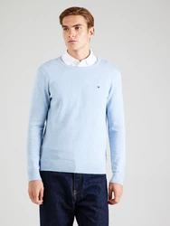 Tommy Hilfiger Pullover Essential Crew Neck himmelblau