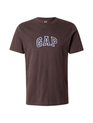 GAP T-Shirt dunkelblau/schoko/weiß