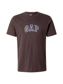 GAP T-Shirt dunkelblau/schoko/weiß
