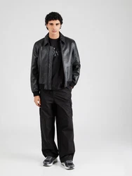 Calvin Klein Jeans T-Shirt silbergrau/schwarz
