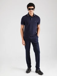 TOMMY HILFIGER Poloshirt navy / burgunder / weiß