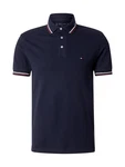 TOMMY HILFIGER Poloshirt navy / burgunder / weiß