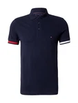 TOMMY HILFIGER Poloshirt nachtblau/rot/offwhite