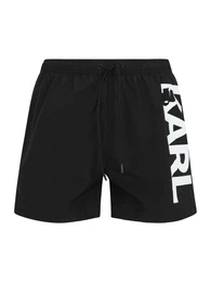 Badeshorts schwarz / wei