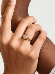 Pilgrim Ring 'Callum' silber/transparent