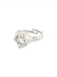 Ring 'Callum' silber / transparent