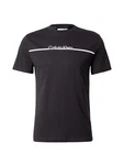 Calvin Klein Rundhalsshirt SPLIT LINE LOGO T-SHIRT schwarz/wei