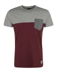 Iriedaily T-Shirt graumeliert/merlot