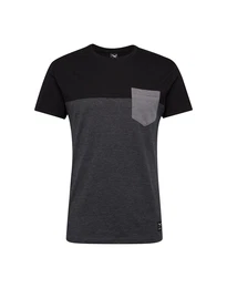 T-Shirt grau / schwarz