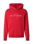 Hoodie Tommy Hilfiger Tommy Hilfiger Hoody mit Logo blutrot/weiß