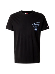 T-Shirt saphir / opal / schwarz / wei