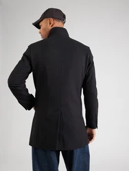 Bruun & Stengade Mantel Ontario schwarz