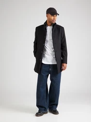 Bruun & Stengade Mantel Ontario schwarz