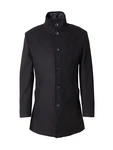 Bruun & Stengade Mantel Ontario schwarz