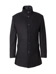 Bruun & Stengade Mantel Ontario schwarz