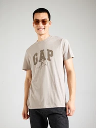 GAP T-Shirt schoko/brokat