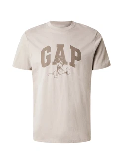 GAP T-Shirt schoko/brokat