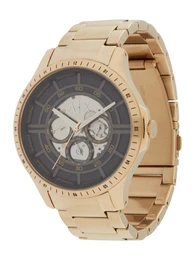 Uhr 'HAMPTON' gold / schwarz