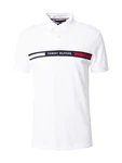 Tommy Hilfiger Poloshirt HILFIGER CHEST INSERT REG POLO marine/dunkelrot/weiß