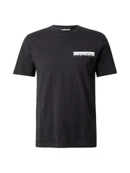 Calvin Klein Rundhalsshirt NY CHEST BOX LOGO T-SHIRT schwarz/weiß