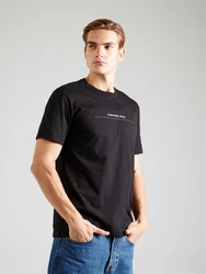 Calvin Klein Jeans T-Shirt hellgrau/schwarz