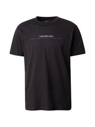 Calvin Klein Jeans T-Shirt hellgrau/schwarz