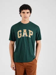 GAP T-Shirt safran / tanne / weiß