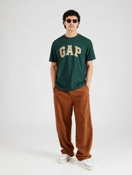 GAP T-Shirt safran / tanne / weiß